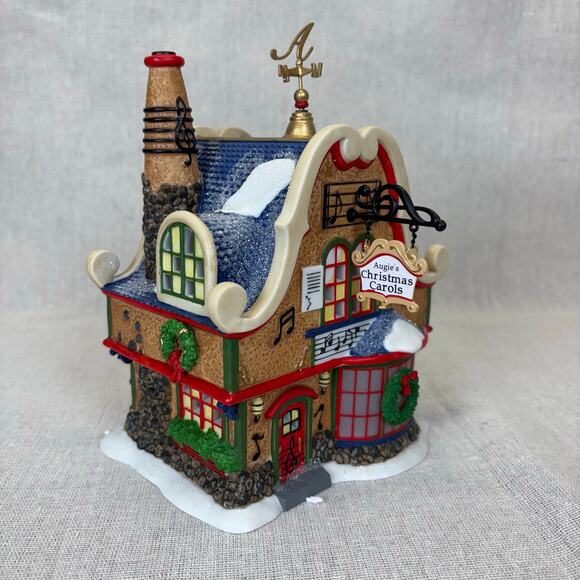 Department 56 North Pole Collection Augie’s Christmas Carols - Picture 1 of 8